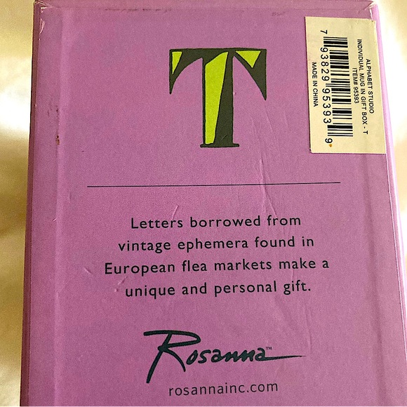 Rosanna Alphabet Studio Initial “M” Mug- NIB - Picture 7 of 10
